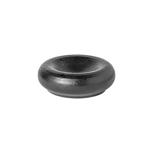 Costa Nova - Resonance Black Pillow Plate - Limolin 