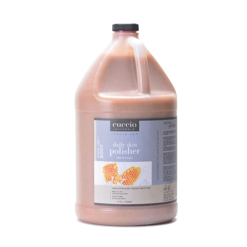 Cuccio - Daily Skin Polisher Milk & Honey 1 gallon +