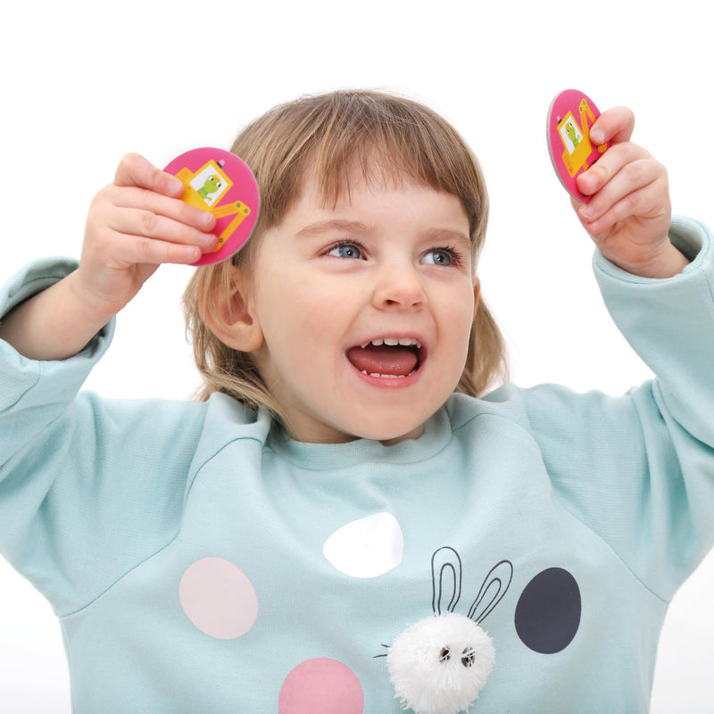 Banana Panda - ON-THE-GO MEMORY GAME - VEHICLES - 30 discsa- (2+) - Limolin 