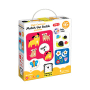 Banana Panda - HIGH CONTRAST - MATCH the BATCH - 2pc x 8 PUZZLES (15m+) - Limolin 