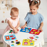 Banana Panda - HIGH CONTRAST - MATCH the BATCH - 2pc x 8 PUZZLES (15m+) - Limolin 