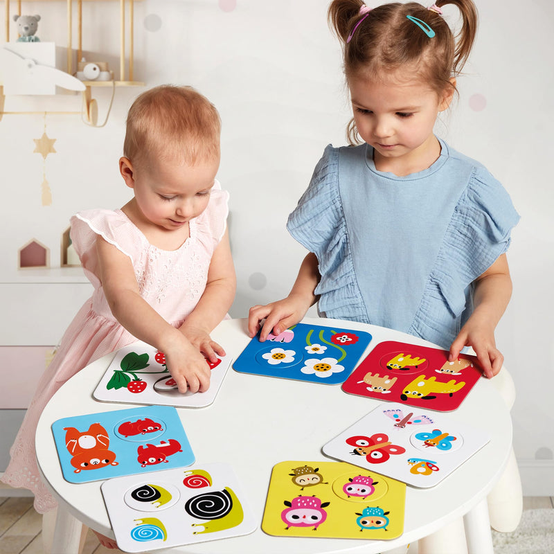 Banana Panda - HIGH CONTRAST - MATCH the BATCH - 2pc x 8 PUZZLES (15m+) - Limolin 