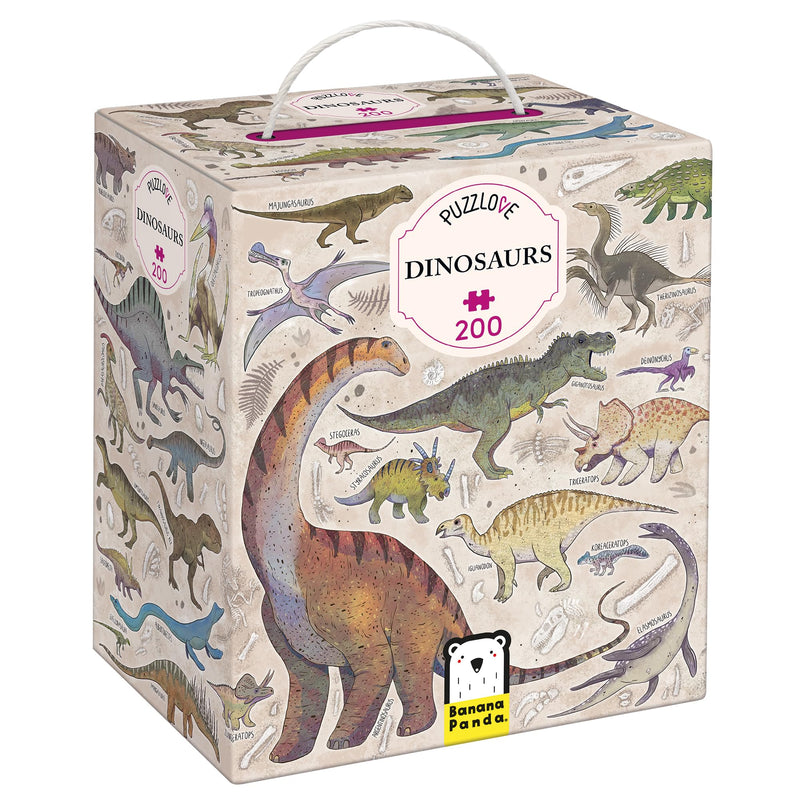 Banana Panda - PUZZLOVE - 200pc PUZZLE DINOSAURS (7+) - Limolin 