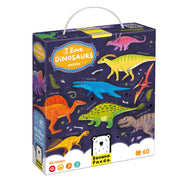 Banana Panda - I LOVE DINOSAURS - 60pc PUZZLE (4+) - Limolin 