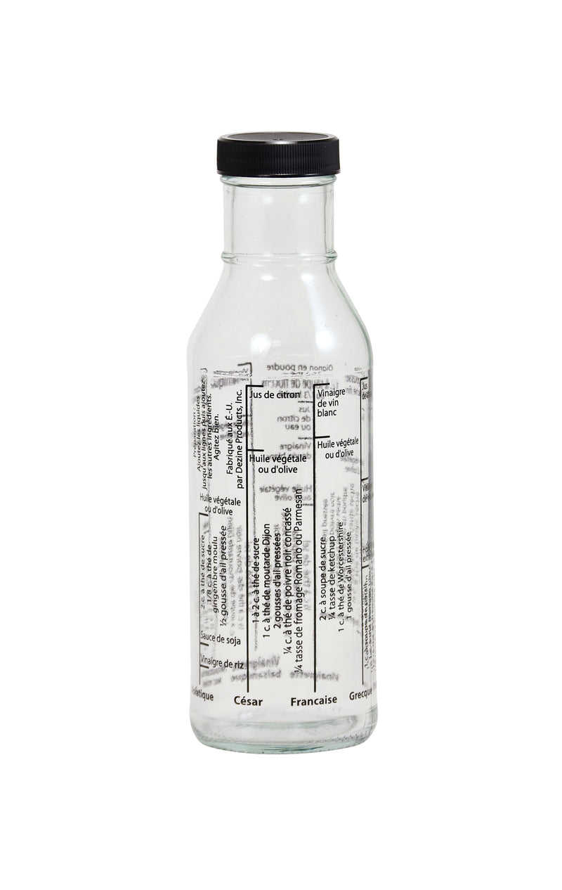 KITCHEN BASICS - Salad Dressing bottle w/Recipe French