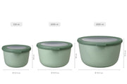MEPAL - CIRQULA 3/ST Rnd Deep (500+1000+2000) Nordic-Sage/Jade