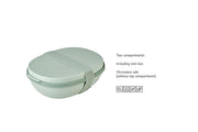 MEPAL - ELLIPSE Duo-Lunch Box Nordic-Black