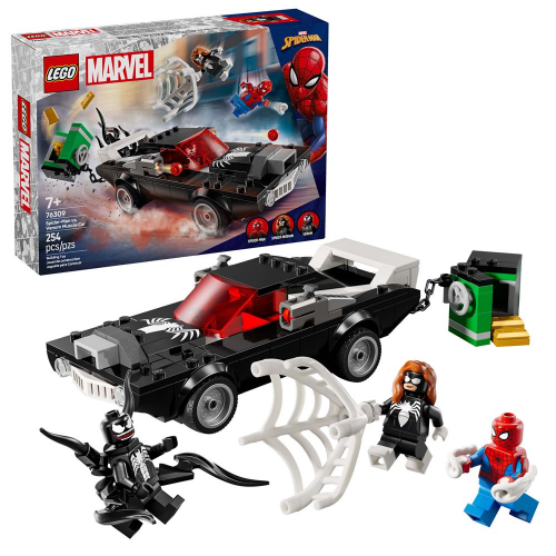 LEGO - 76309 - Marvel - Spider - Man Vs. Venom Muscle Car - 254 Pc