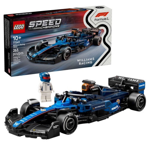 LEGO - 77249 - SPEED CHAMPIONS - William Racing FW46 F1 Race Car - 263pcs