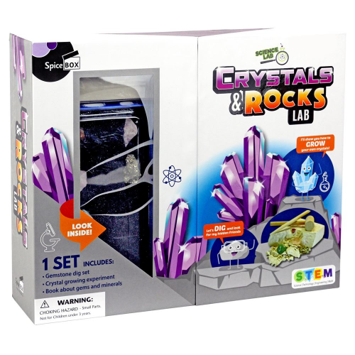 SpiceBox - SCIENCE LAB -CRYSTALS & ROCKS