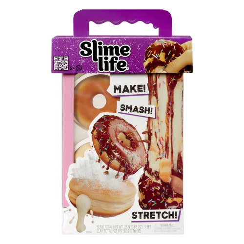MGA Games - SLIME LIFE - DONUTS - CHOCO ICING ROUND & CREAM FILLED