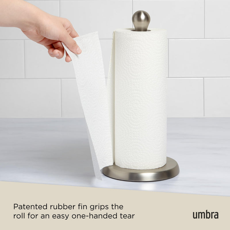 UMBRA - Tug Paper Towel Holder _ Smoke