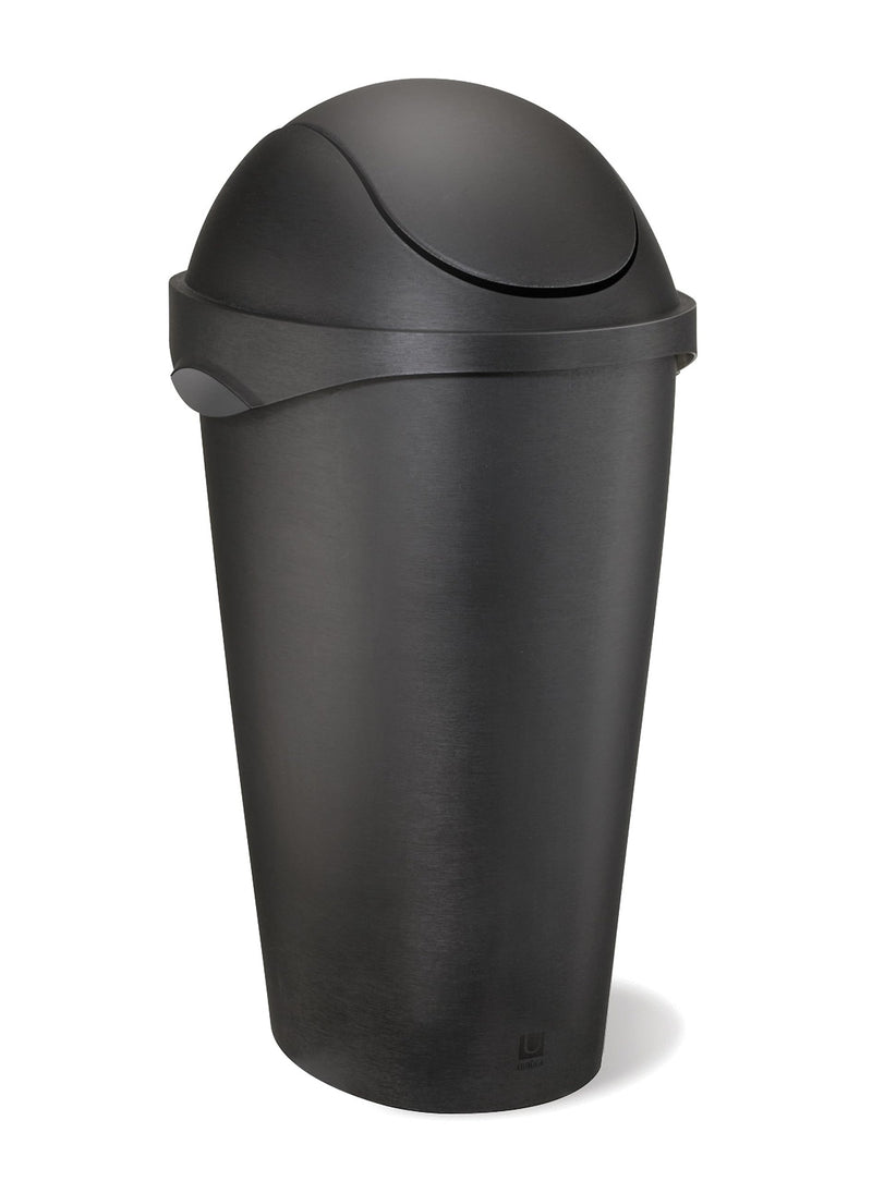 UMBRA - Swinger Trash Can _ Black