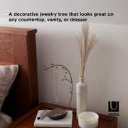 UMBRA - Orchid Jewelry Stand _ Gun-Metal