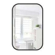 UMBRA - Hub Rectangle Wall Mirror _ Black / 24x36" (61x91 cm)