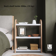UMBRA - Bellwood 3-Tier Shelf _ White-Natural