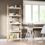 UMBRA - Bellwood 5-Tier Shelf _ White-Natural