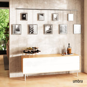 UMBRA - Exhibit Wall Picture Frames, Set of 9 _ Black