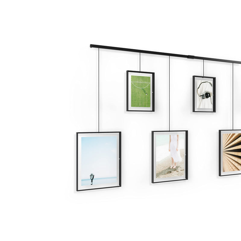 UMBRA - Exhibit Wall Picture Frames, Set of 9 _ Black