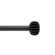 UMBRA - Finn Curtain Rod _ Eco-Friendly Matte-Black / 42-120" (107-305 cm) / 1" (2.5 cm)