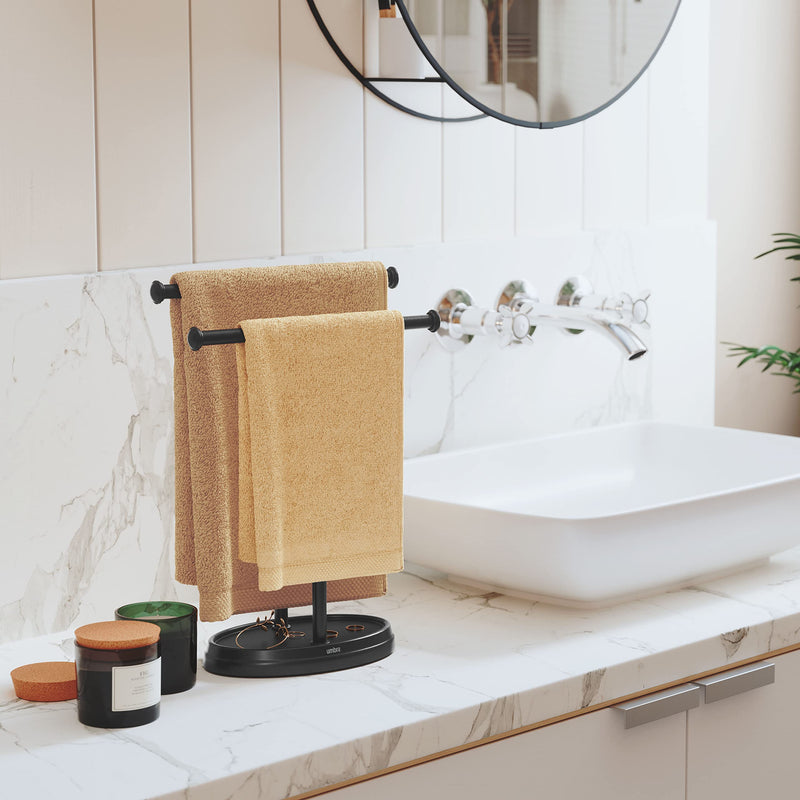 UMBRA - Palm Tree Towel Rack _ Black