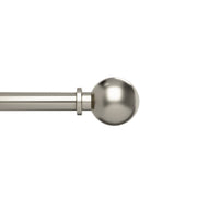 UMBRA - Bolas Curtain Rod _ Eco-Friendly Nickel / 36-72" (91-183 cm) / 1" (2.5 cm)