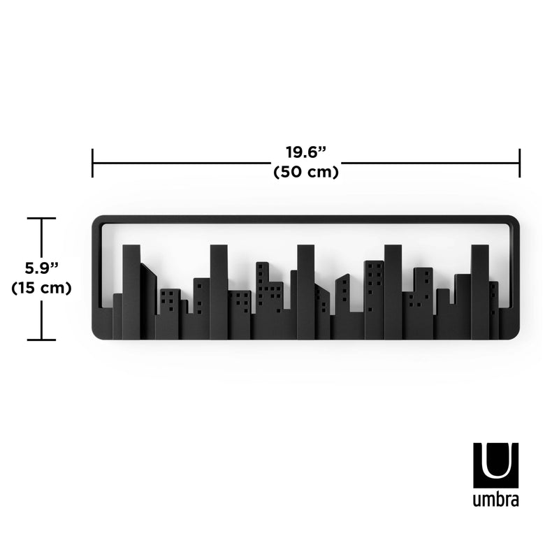UMBRA - Skyline 5 Wall Hook _ Black