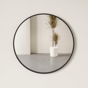 UMBRA - Hub Wall Mirror _ Black / 37" (94 cm)