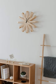 UMBRA - Ribbonwood Wall Clock _ Natural