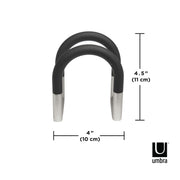 UMBRA - Swivel Napkin Holder _ Black-Nickel