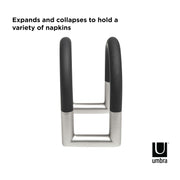 UMBRA - Swivel Napkin Holder _ Black-Nickel