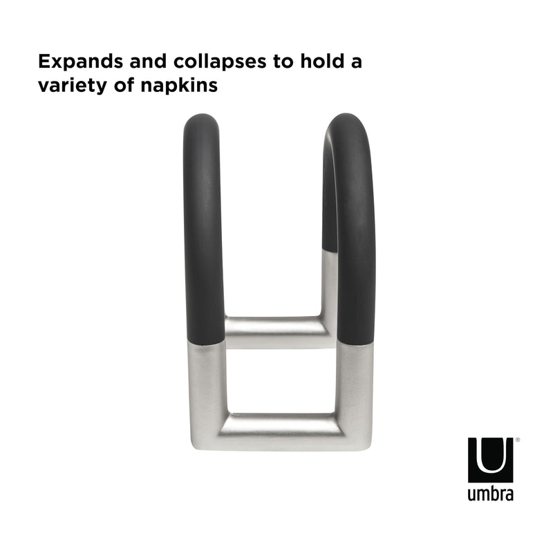 UMBRA - Swivel Napkin Holder _ Black-Nickel