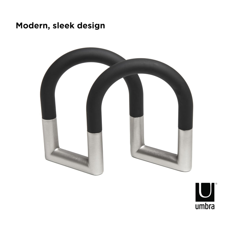 UMBRA - Swivel Napkin Holder _ Black-Nickel
