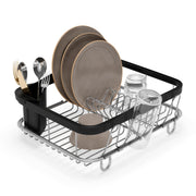 UMBRA - Sinkin Multi Use Dish Rack _ Black-Nickel