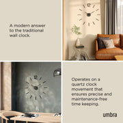 UMBRA - Blink Wall Clock _ Black
