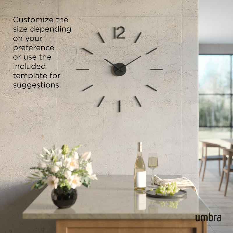 UMBRA - Blink Wall Clock _ Black