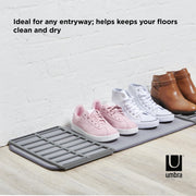 UMBRA - Shoe Dry Shoe Rack with Mat _ Charcoal