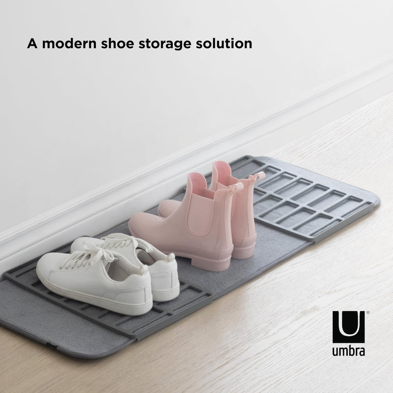 UMBRA - Shoe Dry Shoe Rack with Mat _ Charcoal