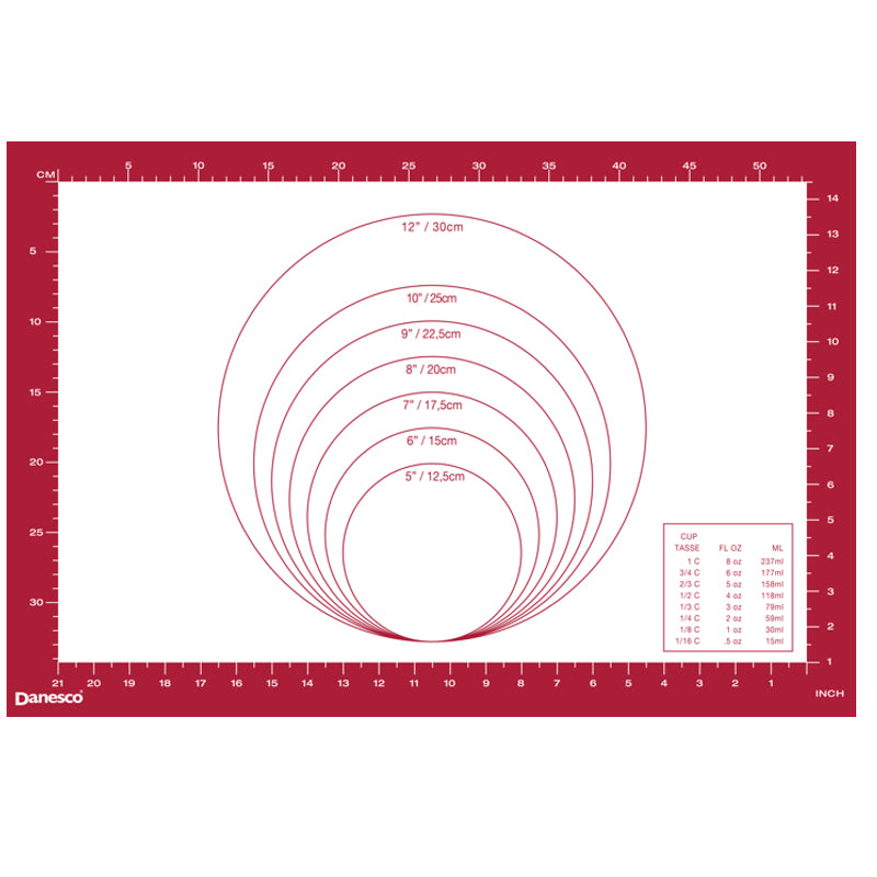 Danesco - Silicone Pastry Mat