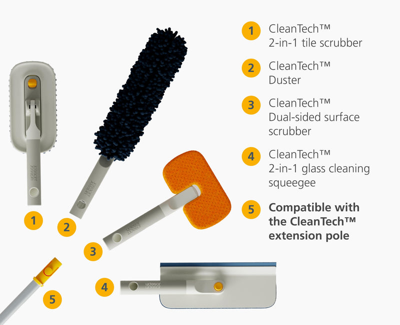Joseph Joseph - CleanTech™ 2-in-1 Glass Cleaning Squeegee