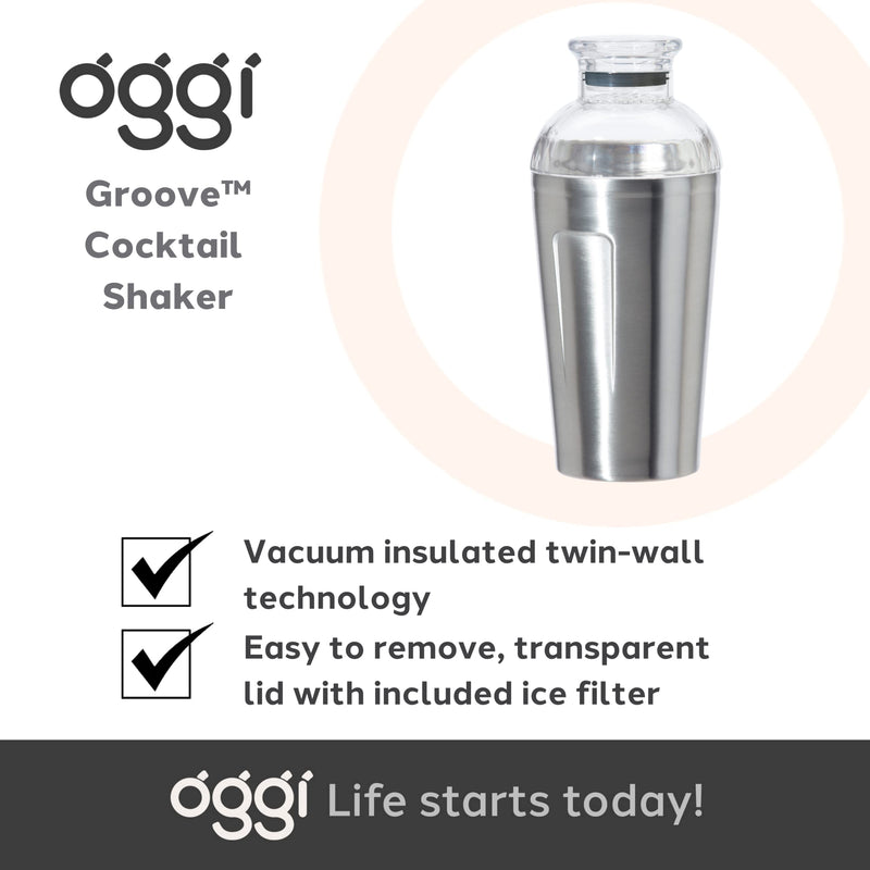 OGGI - Bar™ Double-Walled Cocktail Shaker