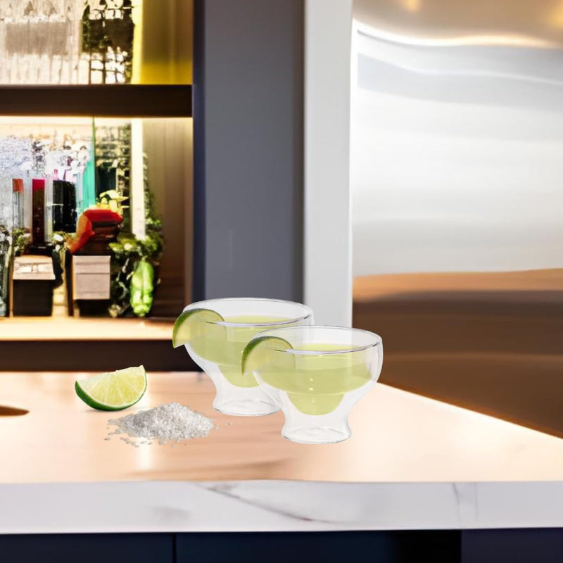 OGGI - Bar™ Double-Walled Margarita Glasses