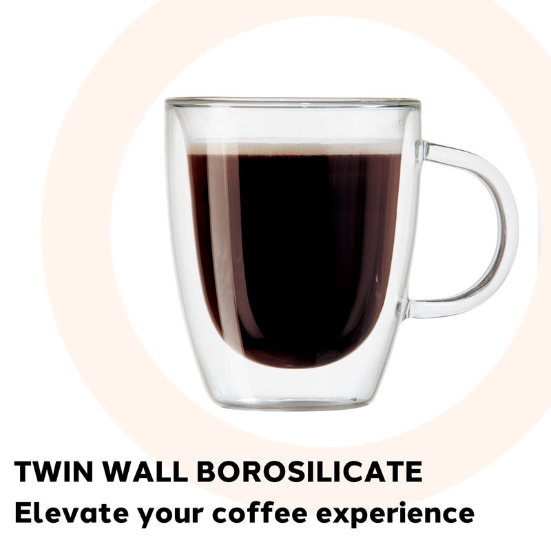 OGGI - BREW Glass Coffee Cups