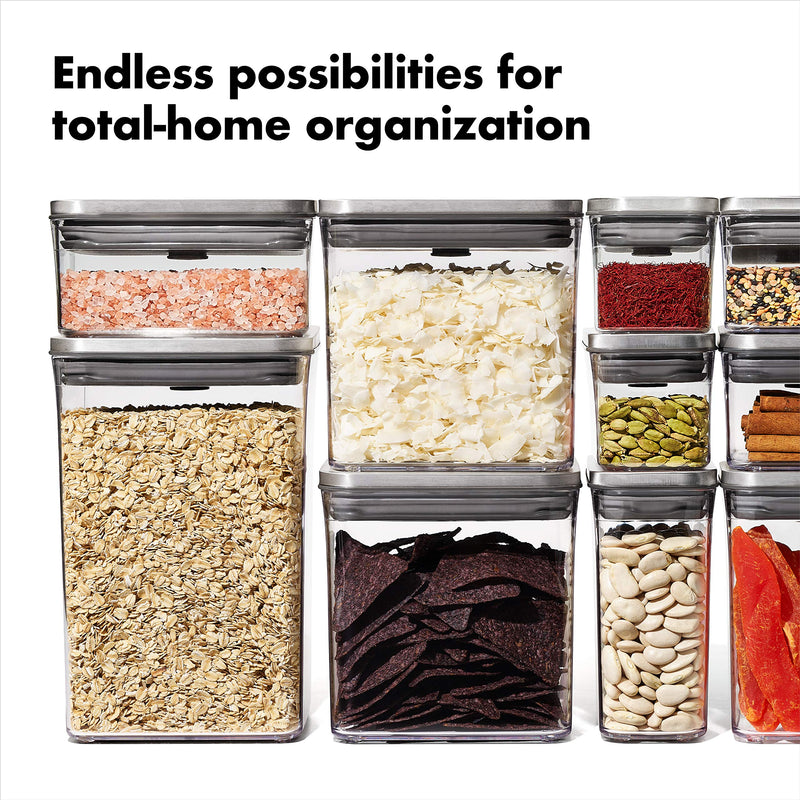 OXO - SteeL® POP 2.0 Small Square Short Container 1L