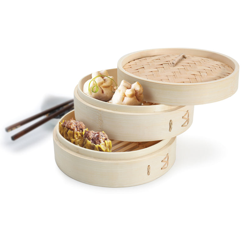 Zen Cuizine - 2-tier Bamboo Steamer