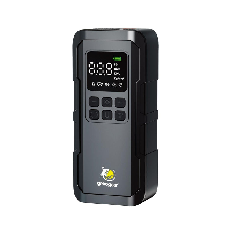 myGEKOgear - AirFlux 100 Portable Tire Pump with Battery � Black
