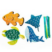 Clairefontaine - Ribbon weaving, marine animals
