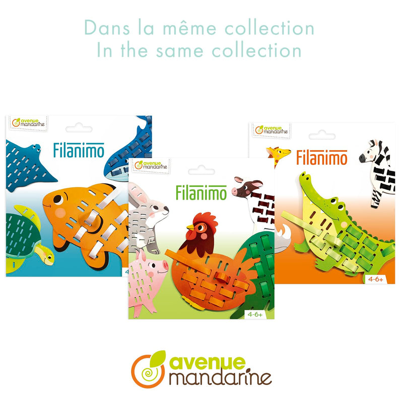 Clairefontaine - Ribbon weaving, marine animals