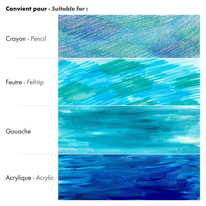 Clairefontaine - Painting on Gray A5 250g  30S 14.8x21cm