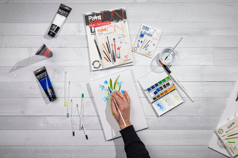 Clairefontaine - Paint'On Misca Glued Drawing Pad A5 15S 250g/M²